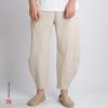 2023 primavera e verão novo estilo chinês linho masculino retro calças casuais calças retas casuais de cor sólida atacado