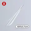 Set Acrílico Mejorado de 28 Piezas de Wang Peng para Arte con Azúcar, Repostería, Herramientas para Fondant, Arcilla, Cerámica Blanda y Escultura Facial con Cuchillo para Abrir Ojos