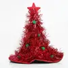 Chapéus de Árvore de Natal, Suprimentos para Decoração de Natal, Chapéus de Natal de Gota de Chuva em Tecido Não Tecido, Suprimentos para Festa, Chapéus de Natal Decorativos