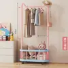 Perchero Móvil Dopamine para el Hogar, de Pie con Ruedas, Perchero, Cesta de Almacenamiento para Dormitorio, Secador de Ropa Simple, Una Pieza