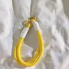 Corda de Mão Trançada Ins da Moda Cordão para Celular Pingente Universal Pulseira de Pulso Curta Chaveiro de Câmera Ccd Corrente para Pendurar Joias