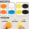 Kit de Reparo e Restauração de Faróis com 68 Peças Disco de Polimento para Carro de 3 Polegadas 75mm com Lixa e Pads de Polimento de Esponja