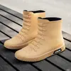Botas de Chuva para Homens e Mulheres, Sapatos Impermeáveis Casuais de Cano Curto Versáteis, Aveludados, Quentes, Antiderrapantes, Resistentes ao Desgaste, Confortáveis, Botas de Chuva Externas, Exportação