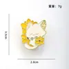 Nova Broche de Metal Fofo de Desenho Animado de Comércio Exterior Tendência Ins Japonesa Personalidade Emblema de Liga Pin Joia Acessórios Femininos
