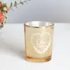 Copo Vazio para Vela Decoração de Casamento Criativa Europeia e Americana Romântica Dia dos Namorados Suporte de Vela de Vidro Decoração de Casa Vela Aromática DIY