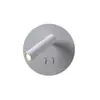 Luminária de cabeceira minimalista, arandela para quarto, luz criativa simples para escada, luz de corredor, luminária de leitura para parede de fundo de sofá com interruptor