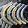 Tubo Curvado Eletroduto Galvanizado 6D8D para Passagem por Trilhos, Em Estoque, Aço Carbono, Aço Inoxidável, Tubo Curvado de Raio Grande, Forma Irregular