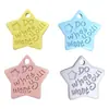 Etiquetas de Costura para Ropa de Estrella de Cinco Puntas Colorida de Dibujos Animados Botones Ropa de Muñeca Manualidades DIY Cintas para el Cabello Pulseras Collares Decoraciones