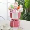 [Personalización de Pedido Pequeño] Ramo de Muñecas Navideñas, Regalo de San Valentín, Muñeca Flor Portátil, Regalo de Cumpleaños para Novia y Mejor Amiga