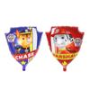 Película de aluminio de la patrulla canina de dibujos animados, globo peludo de Ali Archie, diseño de escena de fiesta de cumpleaños infantil, decoración