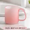 Vaso para enjuague bucal de gel de color degradado, color sólido, vaso para cepillo de dientes simple y de lujo ligero, adecuado para uso doméstico, parejas, estudiantes, dormitorios, vaso para lavar creativo