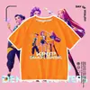 Camiseta Informal de Manga Corta con Cuello Redondo para Niños, Estampado Kpop Demon Hunters, Holgada
