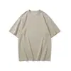 Camiseta Masculina Manga Curta Gola Redonda, Top Masculino Soltinho Fresco e Casual, Camisa Base Dopamina da Moda de Marca de Luxo para Homens