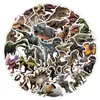 50 Pegatinas de Dinosaurios Graffiti de Jurassic World para Taza de Agua, Equipaje, Diario de Mano, Pegatinas Decorativas Impermeables al por Mayor