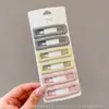 Pinza lateral fresca y dulce en forma de estrella, pinza para el cabello de alta gama estilo dopamina, accesorio para el cabello de pinza para flequillo exquisito y simple