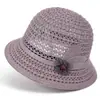 Chapéus de Verão para Idosos, Chapéus Bucket Respiráveis com Proteção Solar para Mulheres, Chapéus de Vovó, Chapéus de Mãe, Chapéus de Pescador Finos, Chapéus Frescos para Pessoas de Meia-Idade e Idosos, Chapéus de Sol