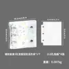 Almacenamiento de Uñas Fresco y Elegante con Doble Cremallera Seleccionado Cuidadosamente Libro Transparente de PVC para Colección de Uñas Álbum de Mini Almacenamiento Desmontable de Hojas Sueltas