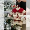 [Colección de Ropa de Felicitaciones de Año Nuevo en Stock] Ropa de Felicitaciones de Año Nuevo para Niñas, Vestidos Nuevos de Invierno para Bebés de Un Año, Nuevas Tendencias en Ropa de Estilo Chino