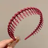 Diadema de cinta trenzada estilo nuevo primavera y verano, diadema estilo corte vintage, accesorio para el cabello de tela de ala ancha elegante de alta gama