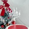 Fabricantes directos de complementos para tartas acrílicas navideñas de estilo occidental transfronterizo, suministros para fiestas y decoración de tartas.