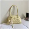 Bolso Pequeño de Estilo Relajado para Mujer, Nuevo Bolso Cruzado Casual de Moda Verano 2026, Bolso de Mano Color Sólido Estilo Coreano Bolso Almohada
