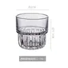 Copo de Vidro Americano Empilhável, Copo para Bebidas de Restaurante Ocidental, Copo para Chá de Frutas, Copo de Cerveja para Bar, Copo para Café Latte, Taça de Vinho