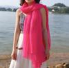 Toalla de Playa de Color Sólido de Gran Tamaño 70X180 de Gran Venta, Adecuada para Todas las Estaciones, Resistente a las Arrugas, Bufanda de Seda Roja Brillante