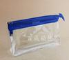Bolsa de cosméticos transparente de PVC personalizada de fábrica Bolsa con cierre hermético de PVC Bolsa de embalaje de cosméticos de PVC