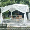 Toldo parasol para exteriores, cenador de patio, terraza de casa de huéspedes, refugio de lluvia para jardín, toldo de cisne para villa, tienda de campaña con sombrilla parasol para exteriores