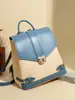 Mochila de Moda de Comercio Exterior para Mujer, Estilo Nuevo, Mochila Versátil Casual de Gran Capacidad, Bolso de Viaje Suave de Gama Alta, Transfronterizo