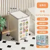 Novo modelo de lixeira doméstica com grande capacidade para cozinha, sala de estar, quarto, banheiro e lavabo, com pedal e tampa, sem necessidade de se abaixar
