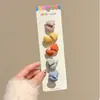 Gomas de Pelo Elásticas de Colores con Corazones y Estrellas para Niñas, Bandas de Goma Duraderas y que no Dañan para Niños