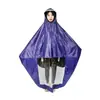Impermeable Grueso de Un Ala para Vehículo Eléctrico con Cubre Rostro Imprimible para Vehículos Eléctricos, Motocicletas, Montura Portátil al Aire Libre para Adultos