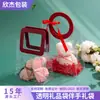 Bolsa de regalo para festival de empresa bolsa transparente bolso de mano de PVC bolsa de regalo para mano boda dulces empaque de plástico venta al por mayor