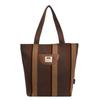 Bolso Tote de Moda al Por Mayor Casual de Lona con Combinación de Colores en Contraste Bolso de Hombro Casual para Mujer Nuevo 2025 Bolso de Mano Moderno