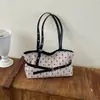 Bolsa Tote de Lunares Nueva Otoño 2026 Moda Femenina Gran Capacidad Versátil de Mano para Hombro Debajo del Brazo