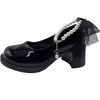 Zapatos Mary Jane de Tacón Grueso para Mujer, Nuevo Estilo Primavera 2026, Zapatos de Salón Retro Bajos de Tacón Alto con Hebilla para Mujeres Pequeñas