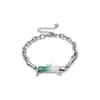 Nuevo Pulsera de Bambú Blanco con Nudos de Tinta China para Hombres y Mujeres Diseño de Nicho Estilo Simple y Fresco Joyería para la Mano Pulsera de Lujo Ligero para Pareja