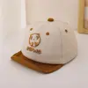 Gorra Suave con Visera para Bebés y Niños Pequeños, Estilo Delgado de Primavera, Bordado de Animales Lindos, Gorra de Béisbol de Algodón para Niños con Protección Solar