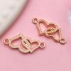 Europa e Estados Unidos KC ouro misturado 20 letras de amor ocas AMOR pequeno pingente DIY pulseira colar jóias pingente atacado