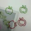 Novo clipe de papel de maçã vermelha clipe de papel criativo de Natal clipe de papel de fruta em estoque e entrega rápida