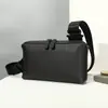 Bolso de Hombro para Hombre de Cuero Genuino Más Vendido Transfronterizo, Piel de Vaca de Primera Capa, Bolso de Viaje de Alta Gama, Bolso Cruzado Versátil al por Mayor