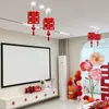 Lanterna de Palavras Feliz Pendurada na Parede Casamento Sala de Estar Decoração de Porta Corredor Pendurado Cena de Casamento Layout do Quarto de Casamento Suprimentos de Casamento