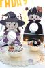 Decoração de bolo de halloween cartoon meninos e meninas mousse bola de embalagem portátil caixa de presente saco de presente crianças inserção de cartão de férias