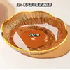 Nova Tigela de Frutas Quadrada em Formato de Flor Coração Fruteira Doméstica Mesa de Centro da Sala de Estar Prato para Exibir Lanches Frutas Secas Armazenamento de Doces
