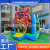 Castillo inflable al aire libre, gran castillo inflable, tobogán, castillo para saltar, castillo travieso, casa inflable