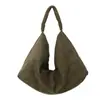 Bolsa Tote de Moda Transfronteiriça Estilo de Rua Feminina Casual Tendência Grande Capacidade de Nylon para Ombro Bolsa de Trabalho com Uma Alça Tendência