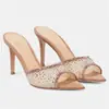 Sandalias de Verano de Moda para Mujer 2026 Nuevo Modelo, Impresionantes Tacones Altos con Tacón Fino y Puntas Puntiagudas, Sandalias de Deslizamiento Abiertas en la Punta