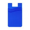 Suporte de cartão de silicone para celular porta-cartão cartão de banco cartão de ônibus adesivo traseiro preguiçoso para celular fábrica direta Promoção de Presente adesivo de cartão
