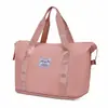Bolsa de Viaje Expandible de Gran Capacidad, Cubierta Conveniente, Maleta de Ruedas, Viaje de Negocios de Corta Distancia, Bolsa de Tela Oxford para Mujeres Embarazadas